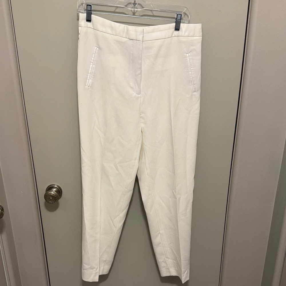 Zara White Women's Trousers